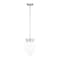 Z-Lite Gideon Pendant, 1-Light, 10 In.W x 14.5 In.H, Brushed Nickel/Etched Opal 1945P9-BN - alternate 4